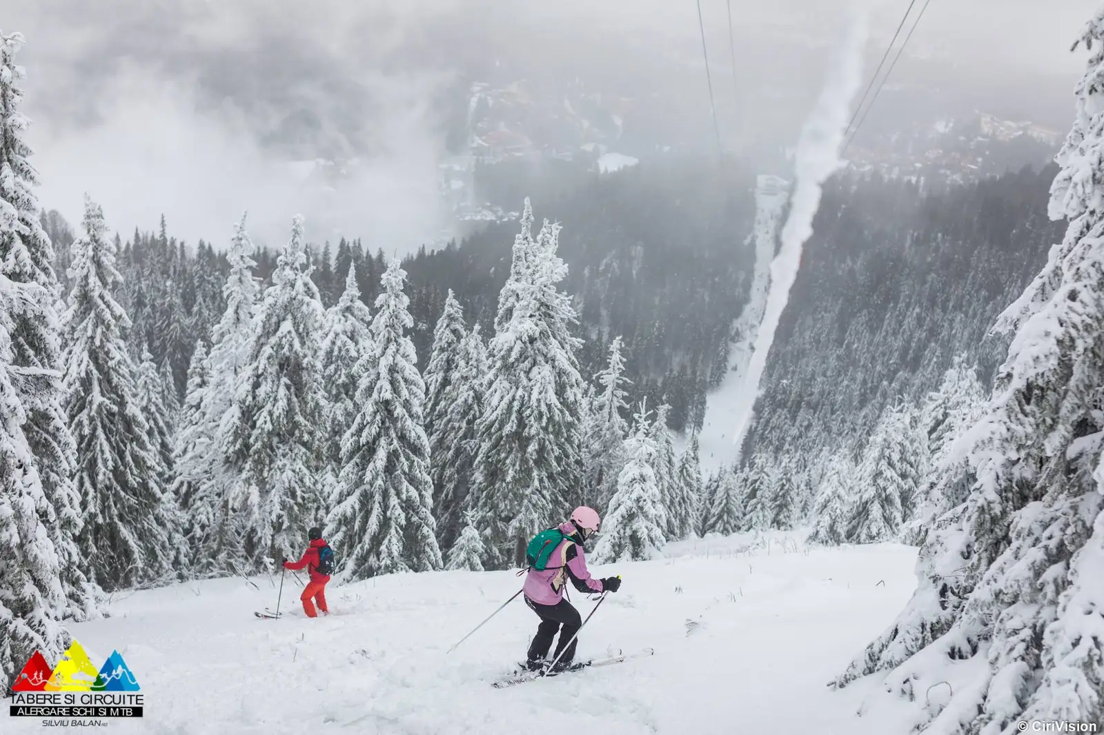  Schi de tura coborare - Tabere Silviu Balan