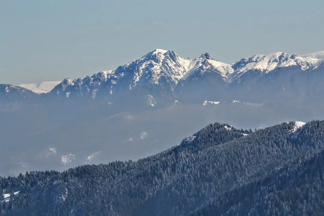  Vârful Ciucaș - Om pe Creste