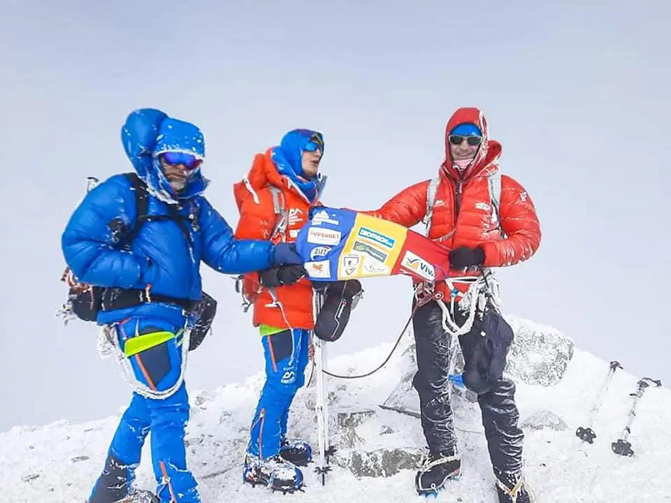 Razvan Nedu si Alex Benchea pe Vf. Elbrus - Clim Again