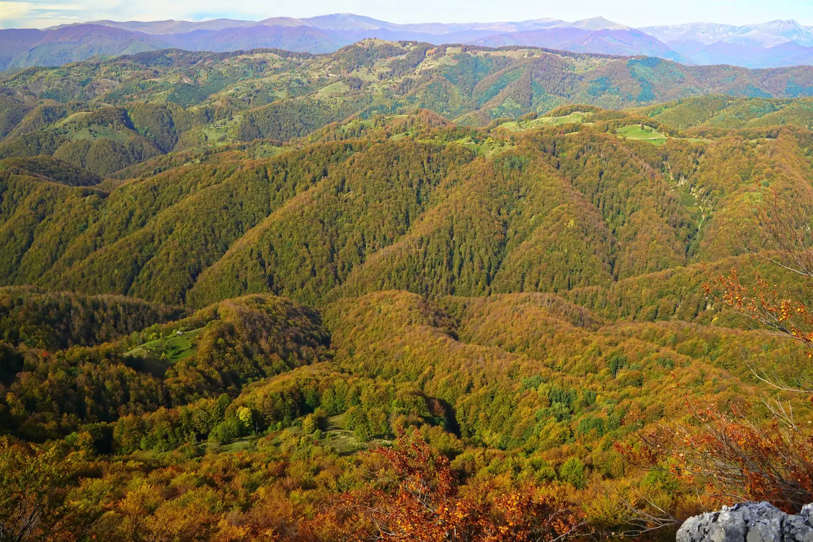 Muntii Cernei si Godeanu in plan indepartat - Adrian Vintila