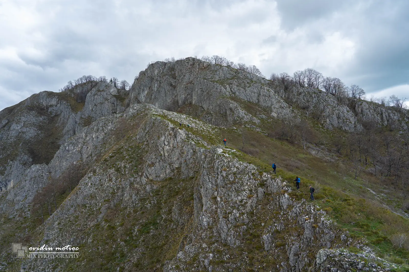 Prima parte a crestei Pietrei Mari a Closanilor - CAR Cluj