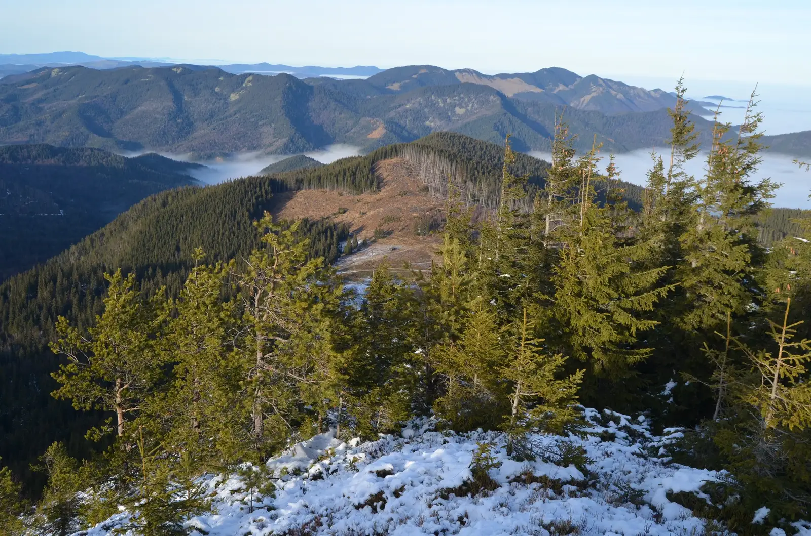  Vedere de pe Vf Pietrosu- Verdele, Negru, Bulboace, Condratu, Seciu, Tichertu, Coza - Andrei Raftopol