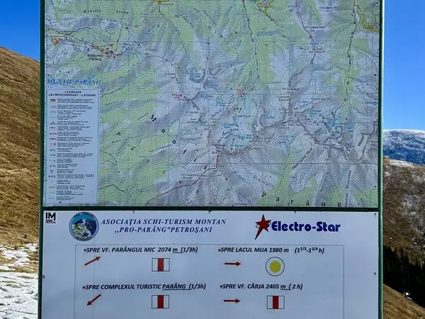 Staţiunea Parâng - Vf. Cârja - Vf. Gemănarea - Vf. Parângul Mare