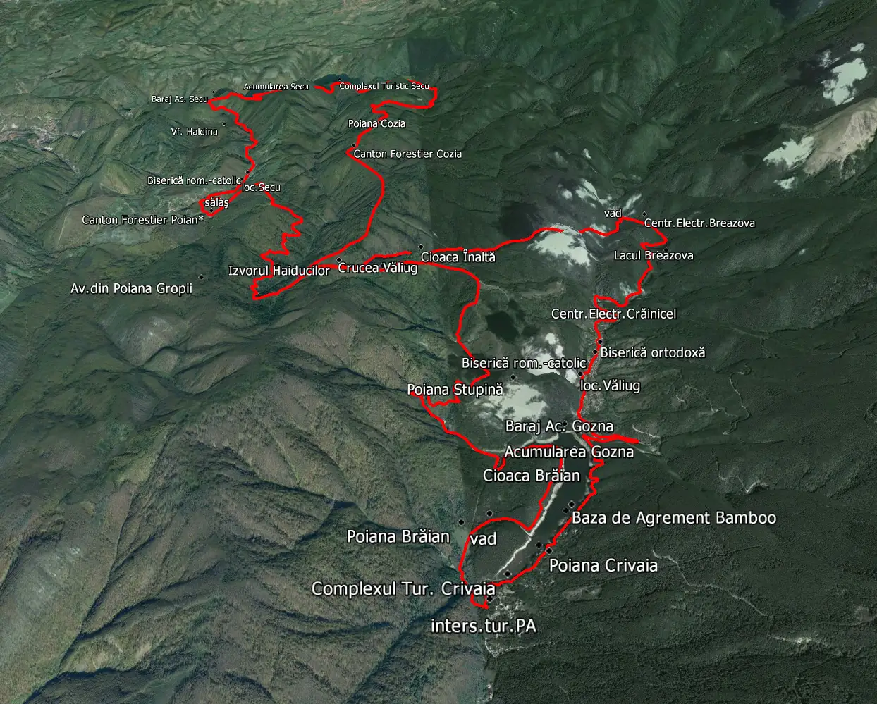 MB02 - Trasee cicloturistice în Munţii BANATULUI ediția a 2-a