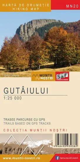 MN20 - Harta de drumeție a MUNŢILOR GUTÂIULUI
