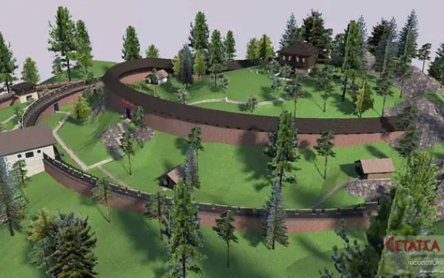 Cetatea Zanelor, o cetate dacica (Tündér Ilona vár)