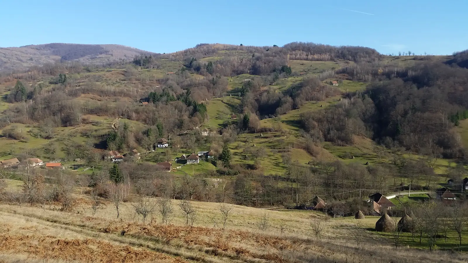 sat Hălmagiu - sat Brusturi - sat Hălmagiu