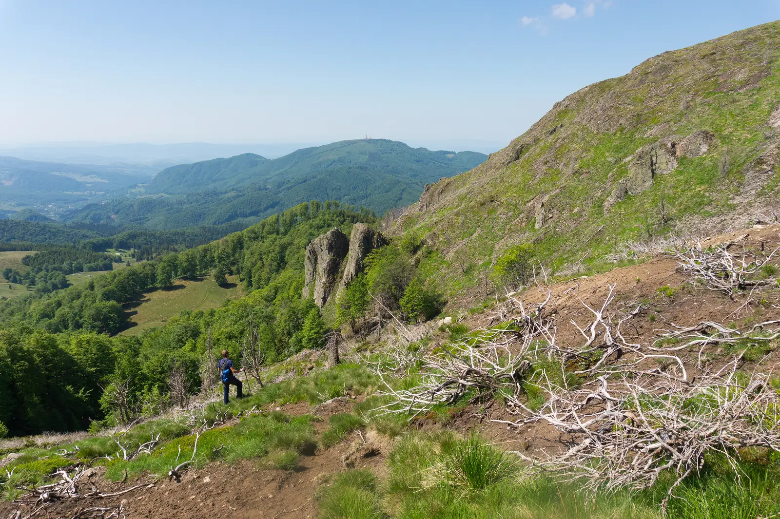 oraş Cavnic  – lângă Vârful Secătura – Creasta Cocoşului