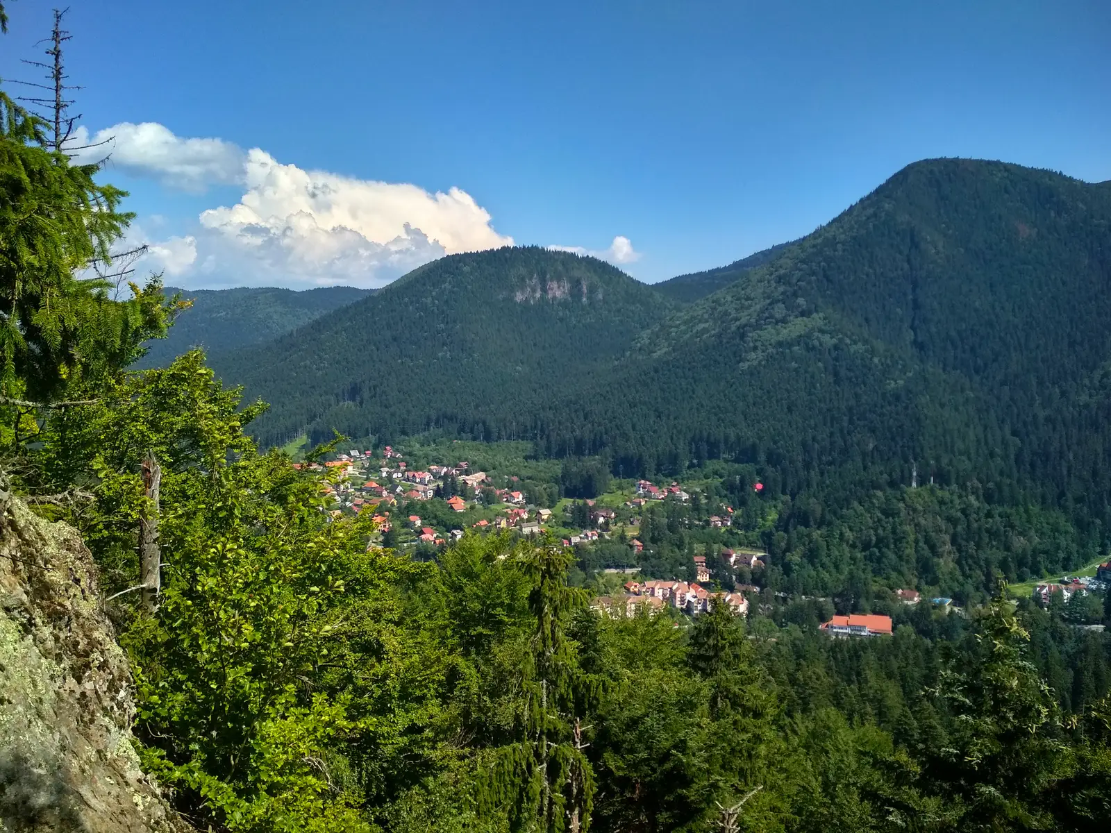 oraş Băile Tuşnad - Pârâul Minei - Stâncile Turnuri