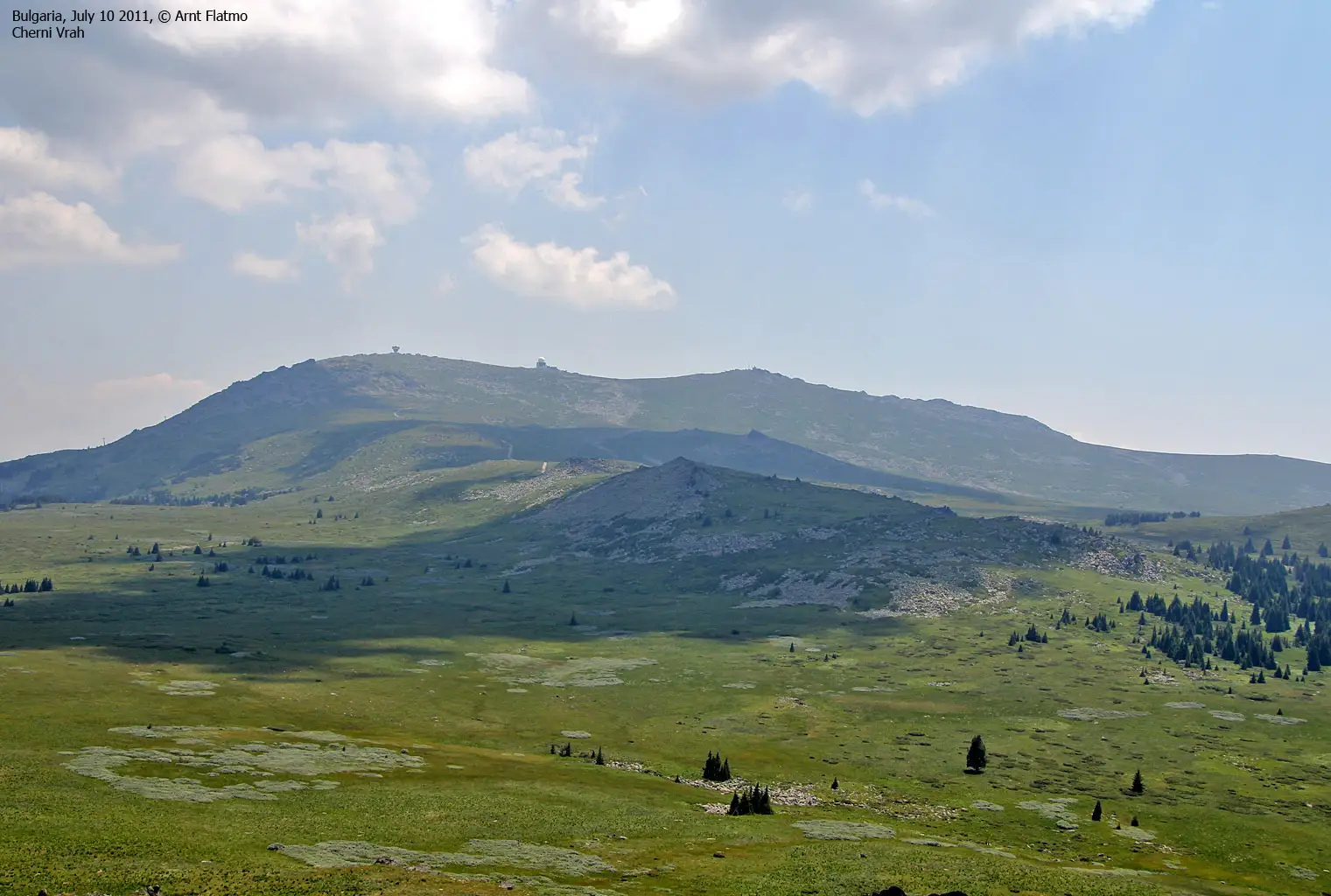 Circuit scurt Cherni Vrah in Vitosha lângă Sofia