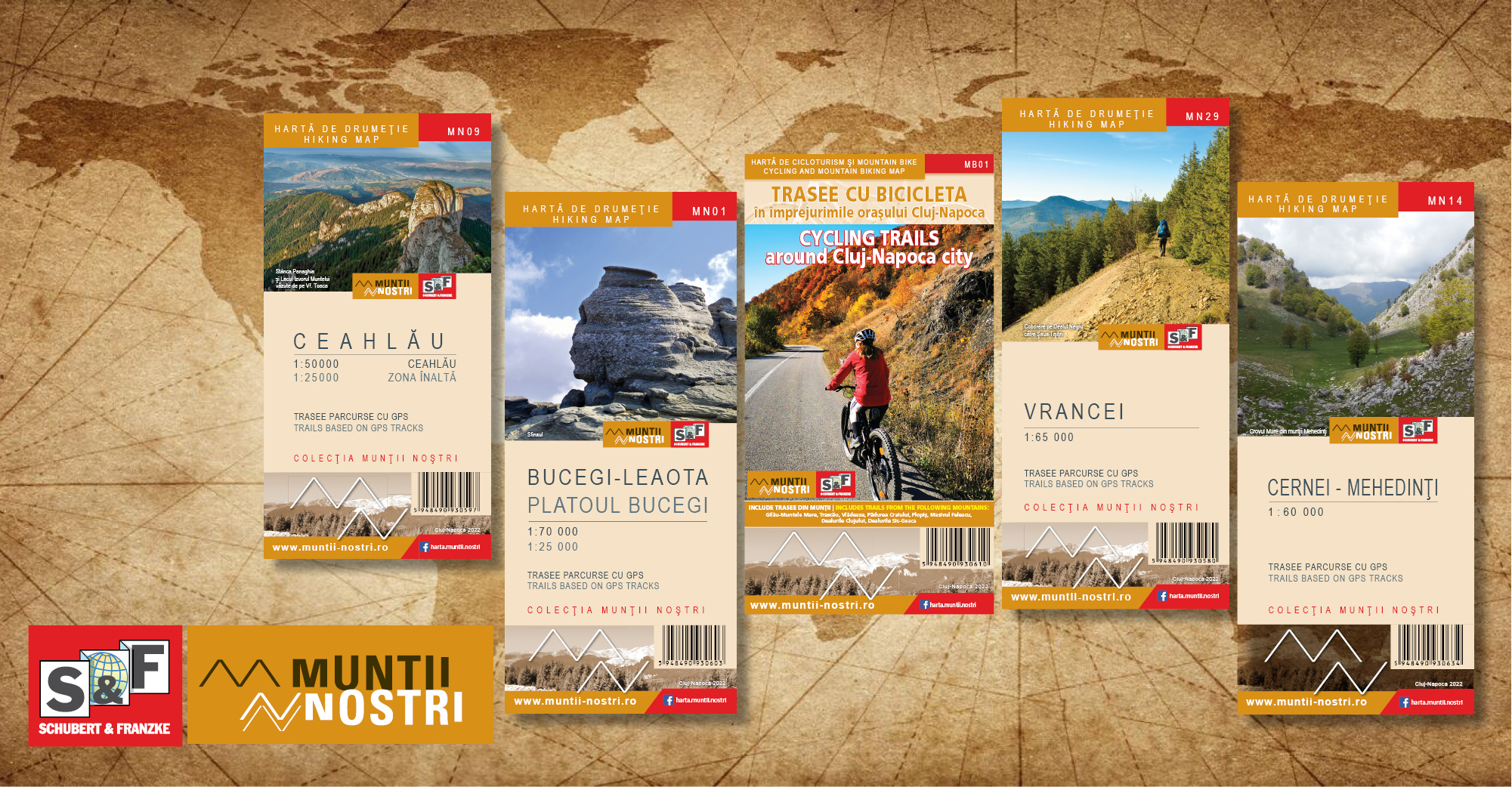  Ediții hărți Munții Noștri publicate în 2022